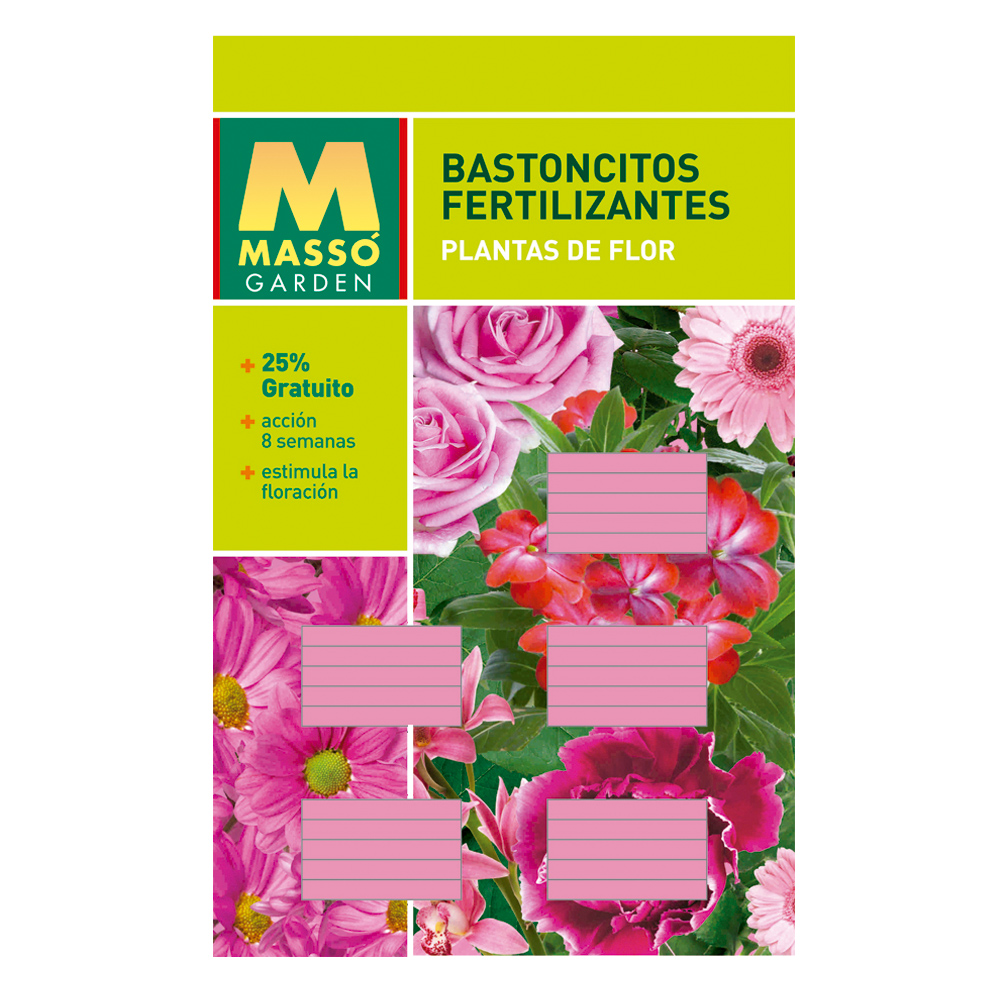 Bastoncitos fertilizantes plantas de flor-23619000